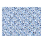 Nappe à damiers, tartan, plaid, classique, bleu, blanc (Devant (Horizontal))