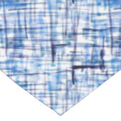 Nappe à damiers, tartan, plaid, classique, bleu, blanc (Angle)