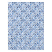 Nappe à damiers, tartan, plaid, classique, bleu, blanc (Devant)