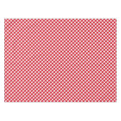 Nappe à damiers tartan plaid classique rouge blanc textu (Devant (Horizontal))