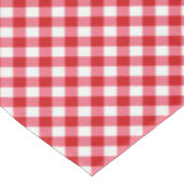 Nappe à damiers tartan plaid classique rouge blanc textu (Angle)