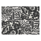 nappe à fleurs blanche et noire (Devant (Horizontal))