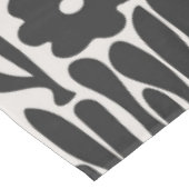 nappe à fleurs blanche et noire (Angle)