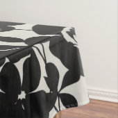nappe à fleurs blanche et noire (In Situ)