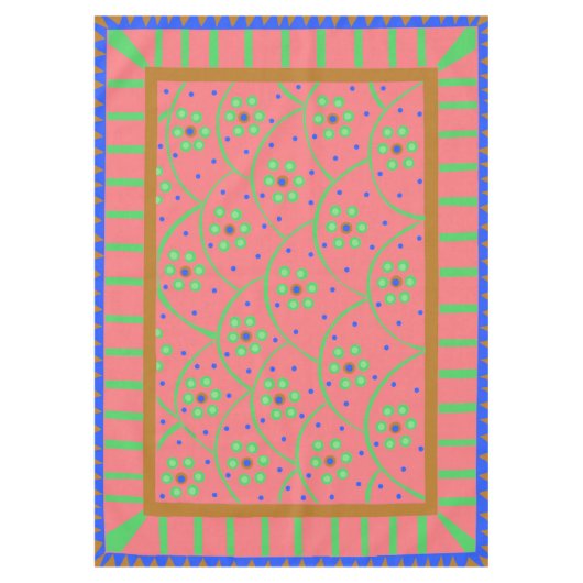 Nappe à fleurs de baja (Devant)