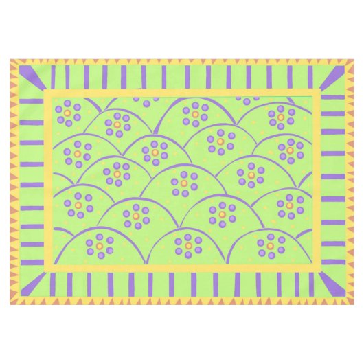 Nappe à fleurs de baja (Devant (Horizontal))