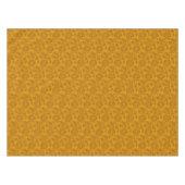 Nappe à fleurs médiévale orange, 52 po x 70 po (Devant (Horizontal))