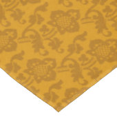 Nappe à fleurs médiévale orange, 52 po x 70 po (Angle)