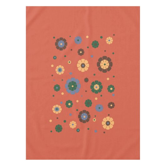 Nappe à fleurs rétro (Devant)