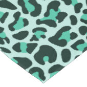 Nappe à imprimé léopard bleu sarcelle (Angle)