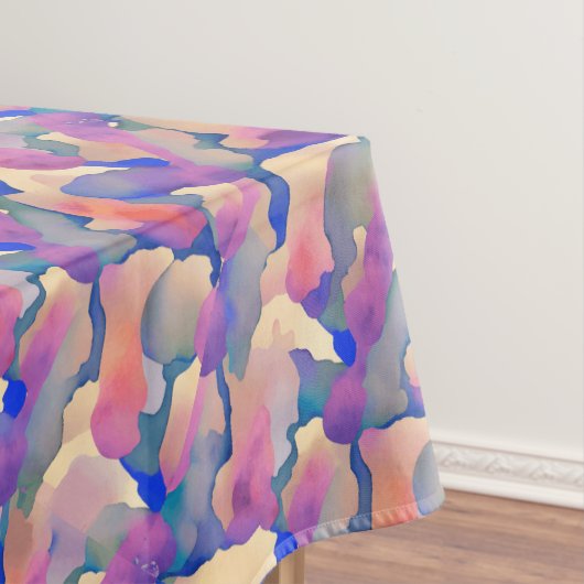 Nappe à motif aquarelle multicolore (In Situ)