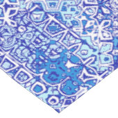 Nappe à motif bleu pour décoration intérieure (Angle)