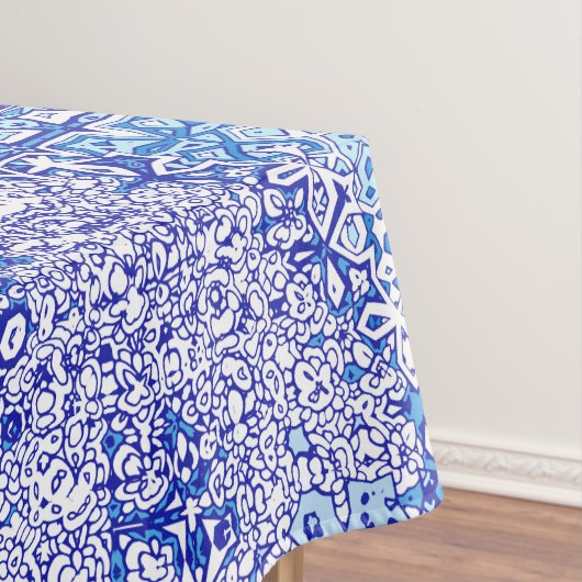 Nappe à motif bleu pour décoration intérieure (In Situ)