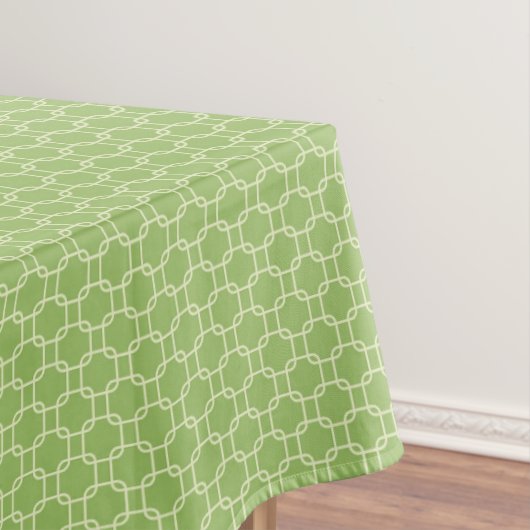 Nappe à motif carrés verts (In Situ)