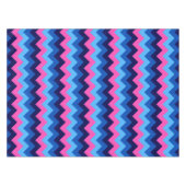 Nappe à motif chevron rose bleu clair petite (Devant (Horizontal))