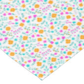 Nappe à motif de fleurs colorées mignonnes (Angle)