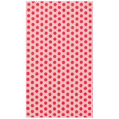Nappe à motif sans couture de fleur rouge (Devant)
