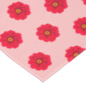 Nappe à motif sans couture de fleur rouge (Angle)