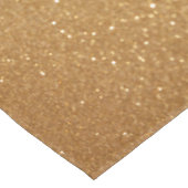 Nappe à paillettes dorées thème d'anniversaire (Angle)