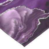 Nappe à paillettes formelles argent violet Agate (Angle)