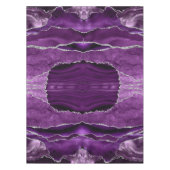 Nappe à paillettes formelles argent violet Agate (Devant)
