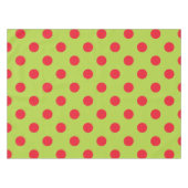 Nappe à points Polka rouge et vert (Devant (Horizontal))