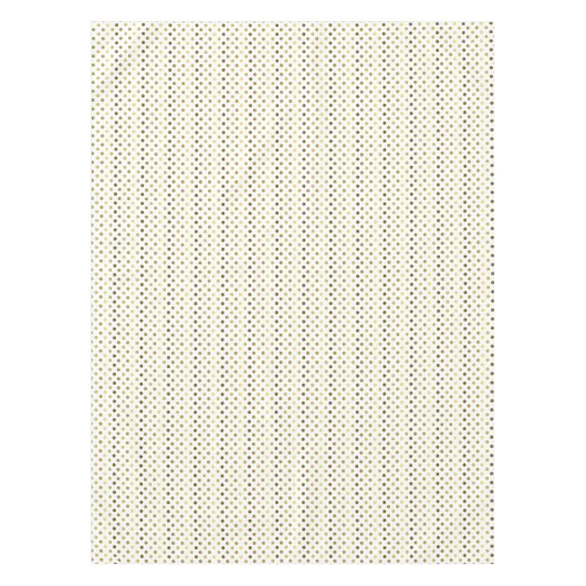 Nappe à pois blancs et dorés (Devant)