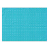 Nappe à pois turquoise et blanc (Devant (Horizontal))