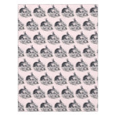Nappe A rabbit family - vintage (Devant)