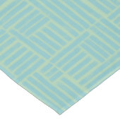 nappe à rayures à encre turquoise (Angle)