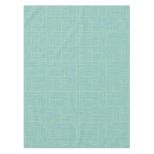 nappe à rayures à encre turquoise