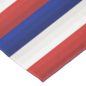 Nappe à rayures dégradé rouge blanc bleu (Angle)