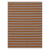 Nappe à rayures d'Halloween Chevron (Devant)