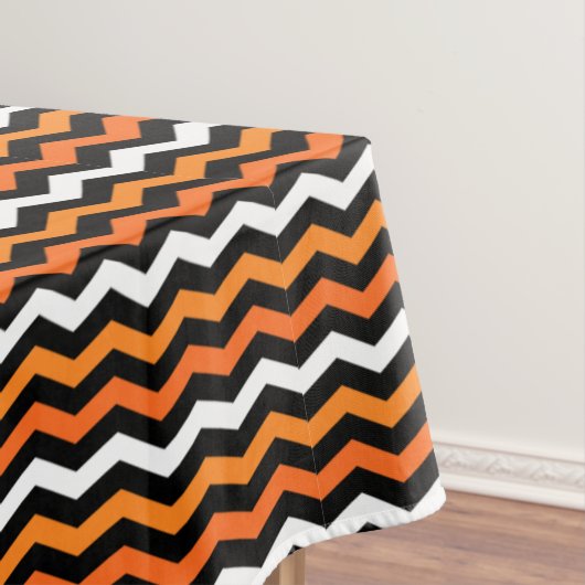 Nappe à rayures d'Halloween Chevron (In Situ)