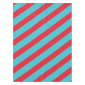 Nappe à rayures diagonales rouge et bleu (Devant)