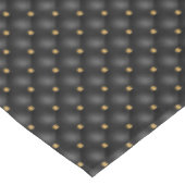 Nappe à tube Diamant Noir et Or (Angle)