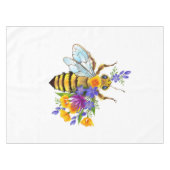 Nappe Abeille à fleurs avec plantes sauvages (Devant (Horizontal))