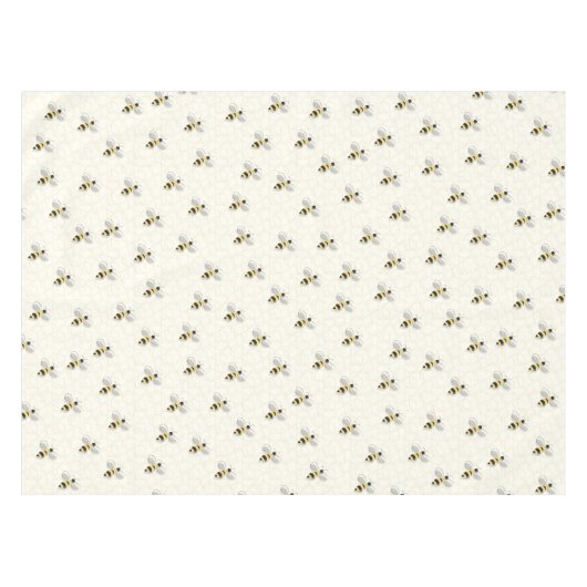 Nappe Abeilles Jaune OEuf (Devant (Horizontal))