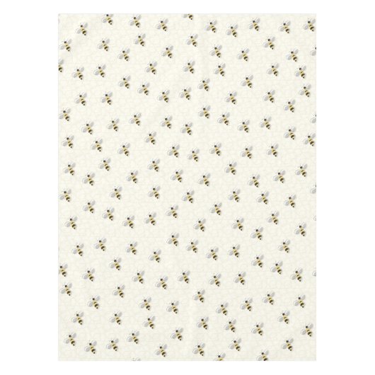 Nappe Abeilles Jaune OEuf (Devant)