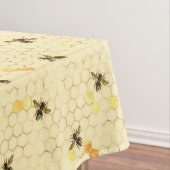 Nappe Abeilles sur Honeypeb Motif or jaune (In Situ)