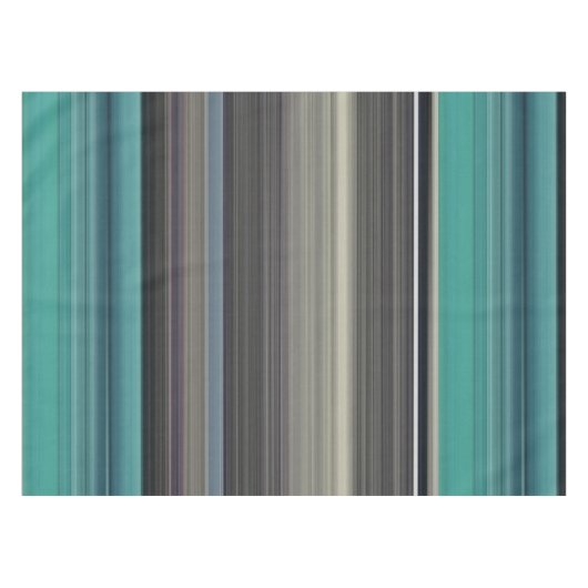 Nappe Abstract #1: Teal and grey (Devant (Horizontal))