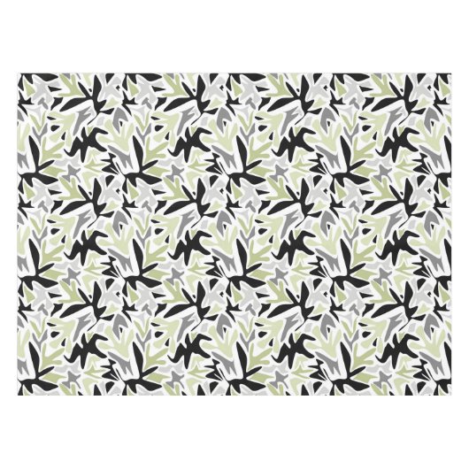 Nappe Abstract, Black and Green, Youth, Modern, Creative (Devant (Horizontal))