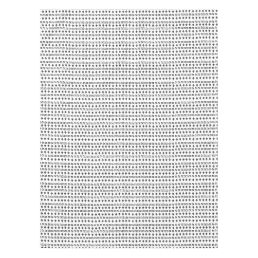 Nappe Abstract Black White Marks (Devant)