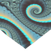 Nappe Abstract Blue Turquoise Orange Fractal Art Spiral (Angle)
