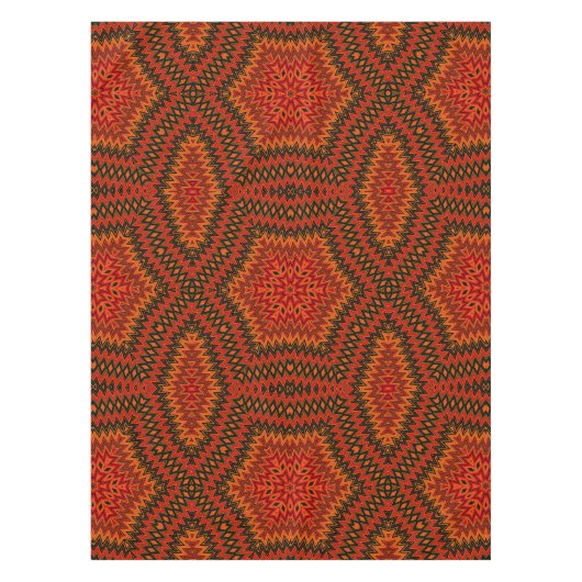 Nappe Abstract modern mosaic kaleidoscopic (Devant)