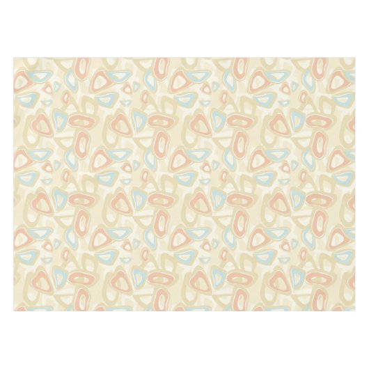 Nappe Abstract moderne de géométrie des shapes pastel re (Devant (Horizontal))