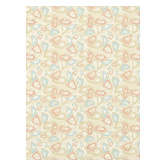 Nappe Abstract moderne de géométrie des shapes pastel re (Devant)