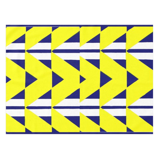 Nappe abstraction jaune vif (Devant (Horizontal))