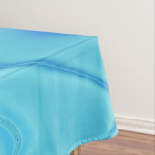 Nappe Abstrait Bleu Ondulé (In Situ)
