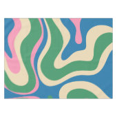 Nappe Abstrait coloré rétro moderne (Devant (Horizontal))